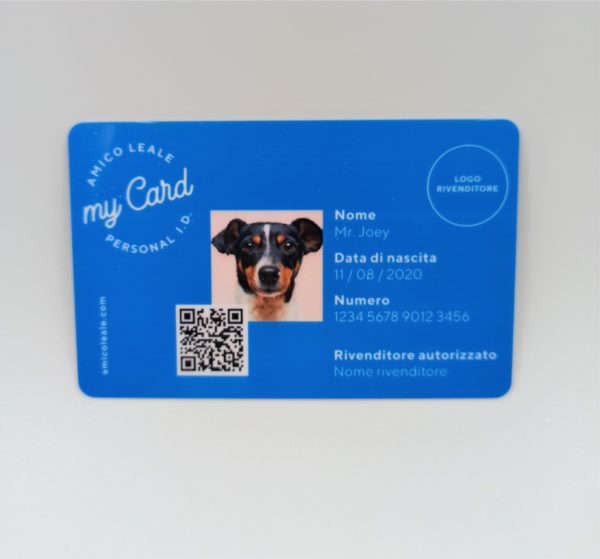 My Card personalizzata QR Code Amico Leale